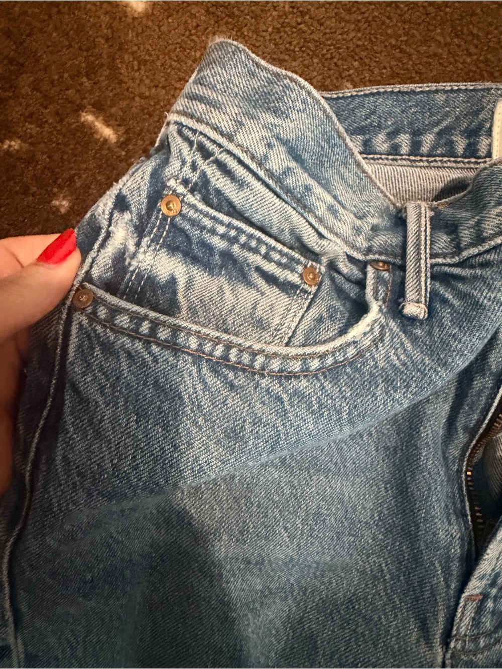 Mother lemon twist wide leg jeans - Picture 4 of 7